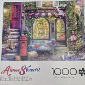 Aimee Stewart-"Love Letters Chocolate Shoppe"-1000 Piece Jigsaw Buffalo Games
